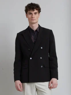 Outlet Bruuns Bazaar RubenBBDubbele Blazer - Zwart
