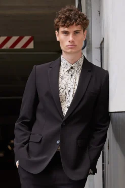 Sale Bruuns Bazaar RubenBBKarlsus Blazer - Zwart