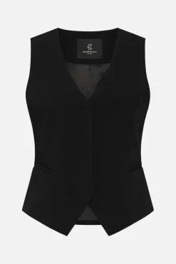 Online Bruuns Bazaar RubySusBBBielle gilet - Zwart