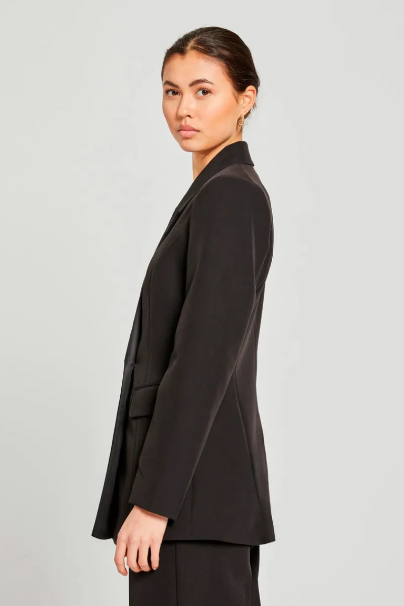 Discount Bruuns Bazaar RubysusBBTuxi blazer - Black