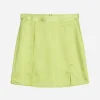 Best Bruuns Bazaar SatinaBZMolanna rok - Acid lime