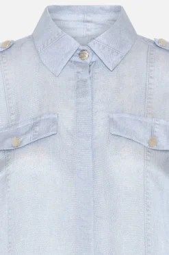 Online Bruuns Bazaar SinapsisBBVenjas shirt - Denim print