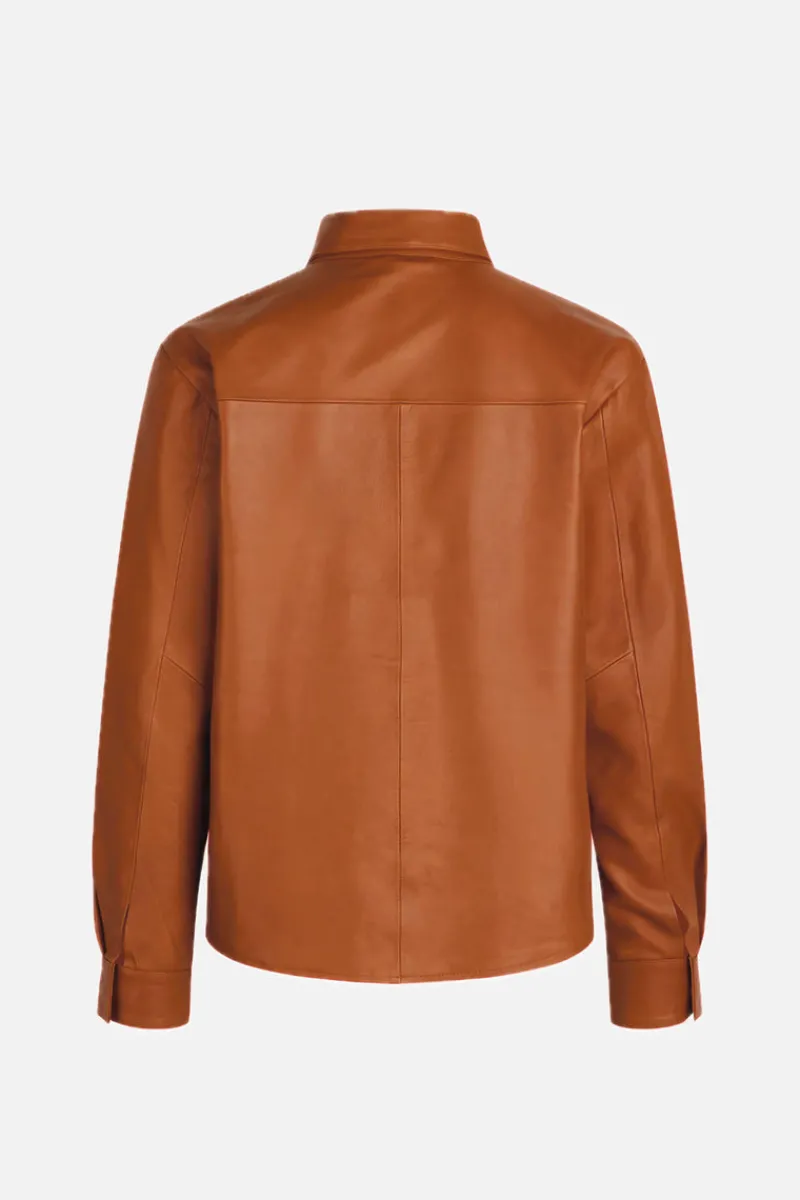 Fashion Bruuns Bazaar SkinBBBarley overhemd - Bone Brown