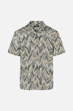 Discount Bruuns Bazaar VanBBHomer AOP shirt - Chevron