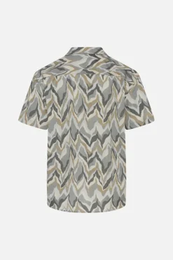Discount Bruuns Bazaar VanBBHomer AOP shirt - Chevron