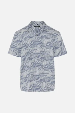 Hot Bruuns Bazaar VanBBHomer AOP shirt - Cloudflower