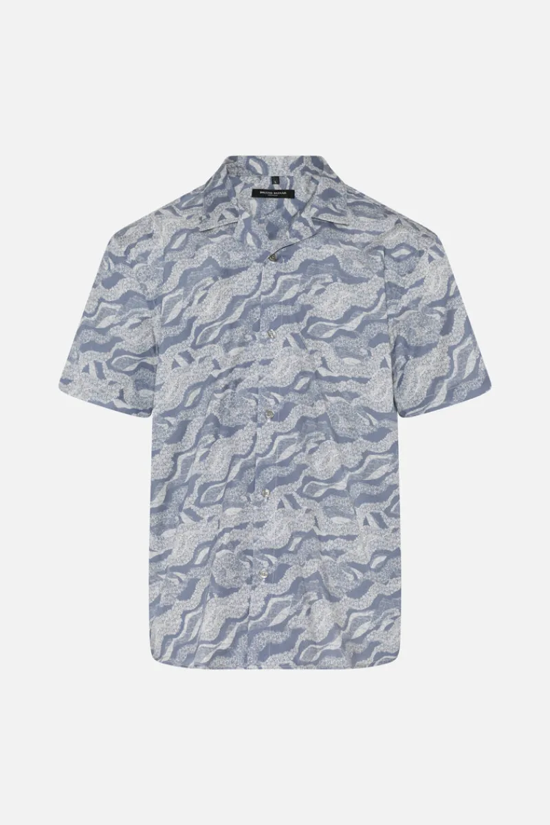 Hot Bruuns Bazaar VanBBHomer AOP shirt - Cloudflower