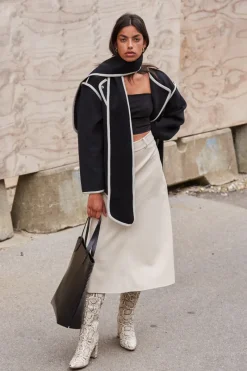 Clearance Bruuns Bazaar VeganiBBImma rok - Chateau Grey