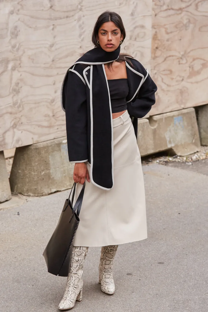 Clearance Bruuns Bazaar VeganiBBImma rok - Chateau Grey