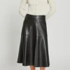 Clearance Bruuns Bazaar VeganiBBImma skirt - Black