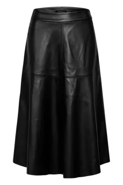 Clearance Bruuns Bazaar VeganiBBImma skirt - Black