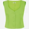 Discount Bruuns Bazaar VibeBZIkka vest - Limoen