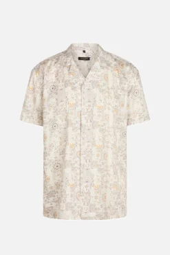 Outlet Bruuns Bazaar WonBBHomer AOP shirt - Boho zand