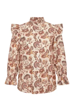 Outlet Bruuns Bazaar ZeodaryBBCaro shirt - Vintage bloemenprint